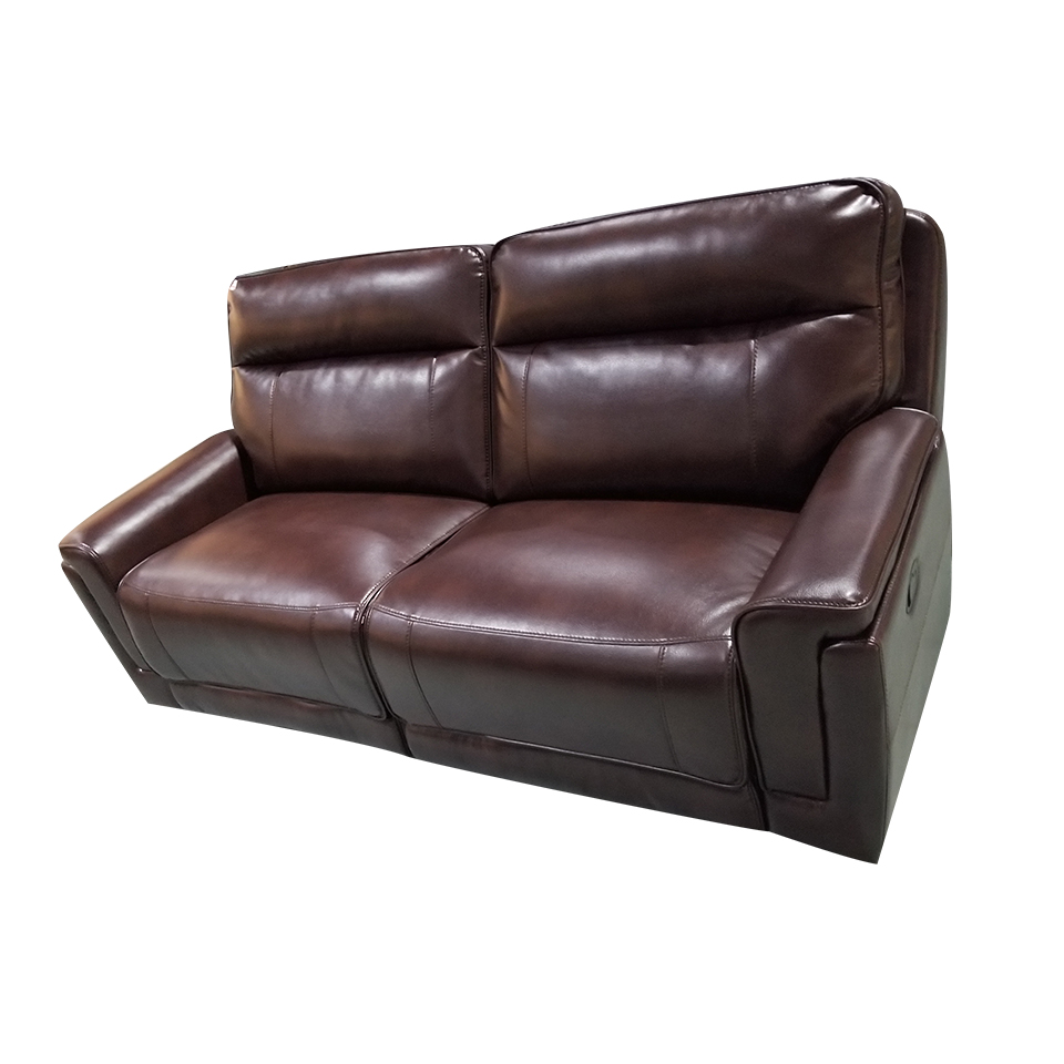 Sofa Reclinable Marron 211x97x104cm