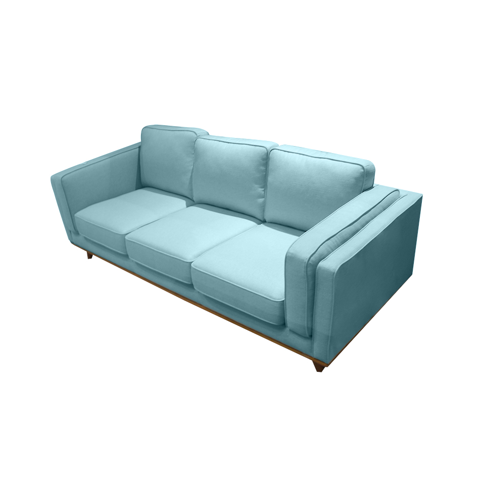 Sofa D/Tres Asientos E/Tela 237x95x85cm