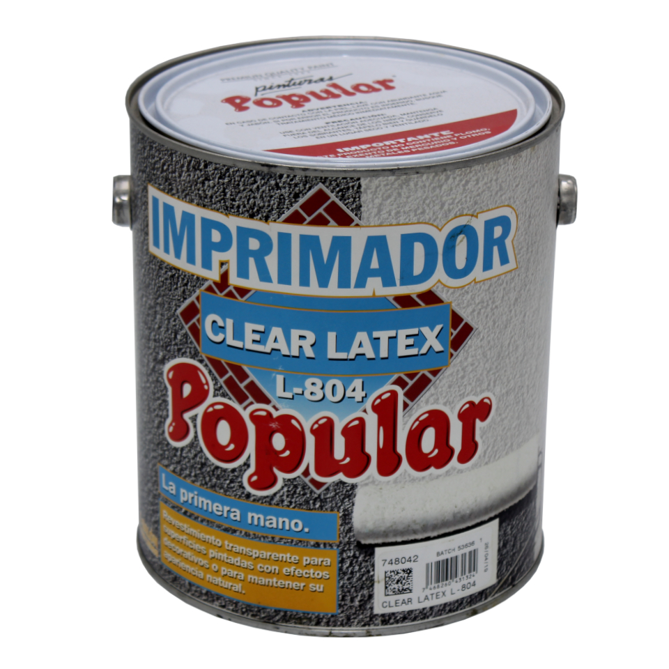 Imprimador Clear Latex L-804 Pop.
