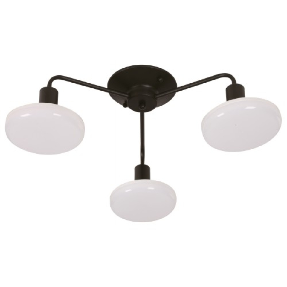 Lamp Semicolgante Ufo 3l/E27/18w Negra