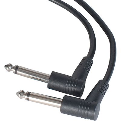 Cable 1 Plug A Plug 6.3mm Mono En Espir